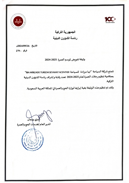 Suudi Arabistan yetki belgesi